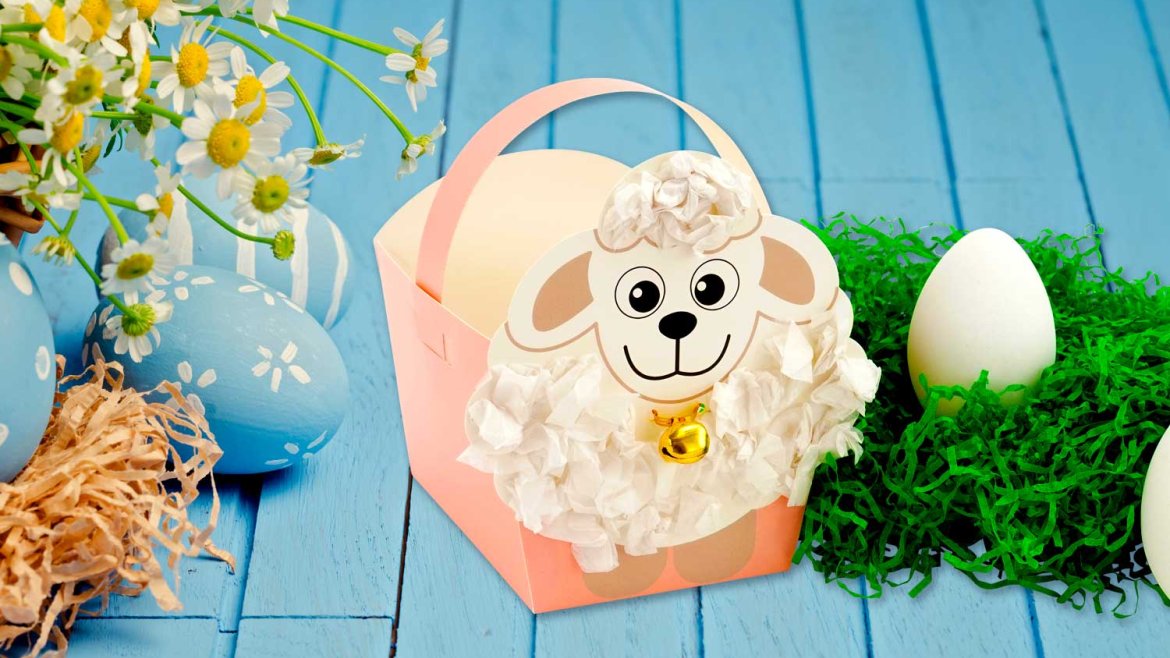 Fabrique le panier de Fripon le mouton !
