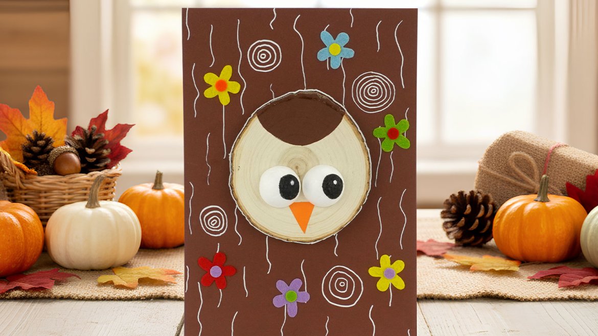 Hibou caché dans son arbre
