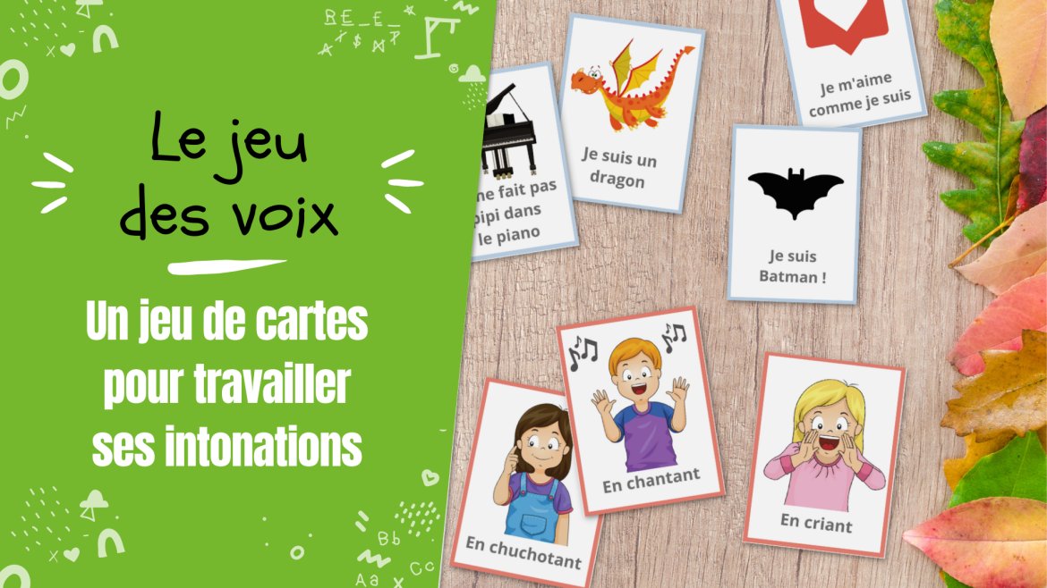 Un jeu gratuit et à imprimer afin d'aider les enfants dans leur développement et afin de travailler leurs voix, leur diction et leur phonation. Il suffira d'imprimer les cartes, de les découper et 