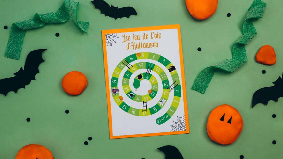 Découvrez notre jeu de l'oie spécial Halloween à imprimer ! Plongez dans une aventure envoûtante avec citrouilles, sorcières et fantômes. Amusez-vous en famille avec ce jeu ensorcelant. Téléch