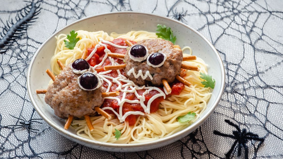 La recette des spaghettis araignée