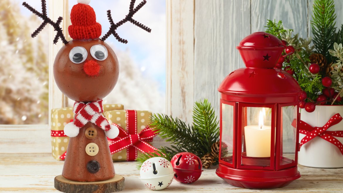 Tuto du renne du Père Noël avec son bonnet DIY