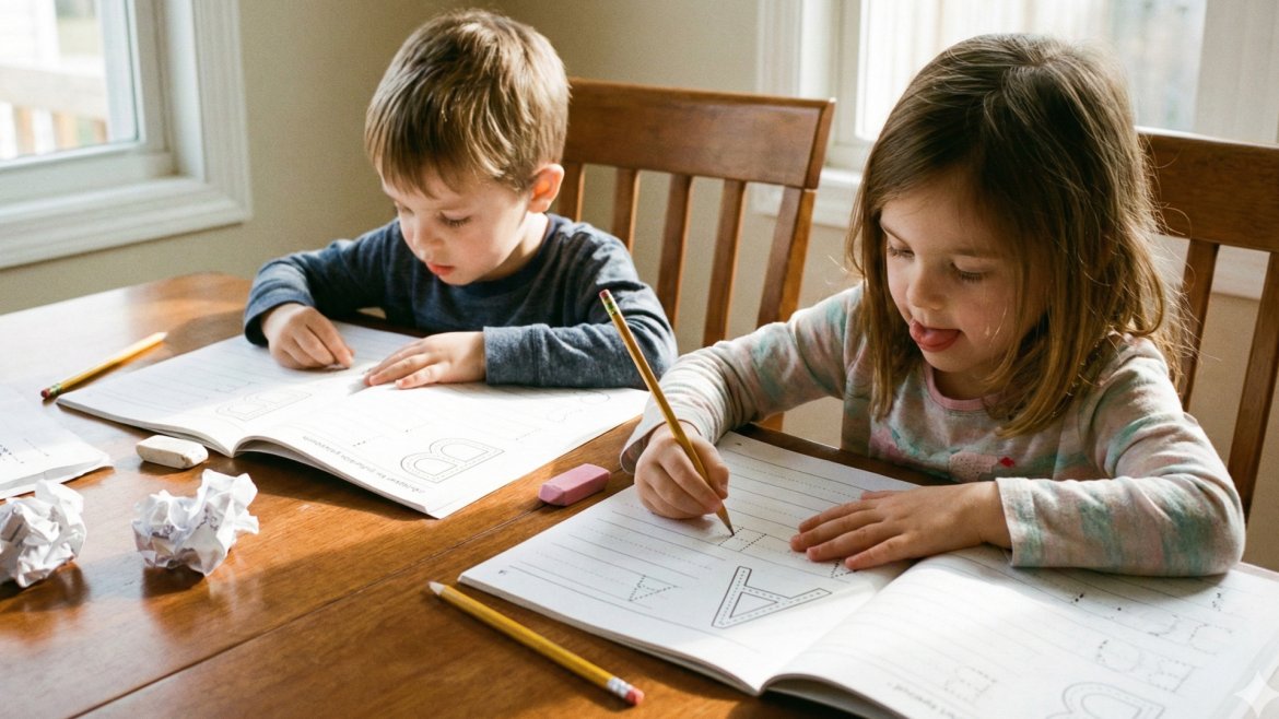 Apprendre à écrire ses premières lettres
