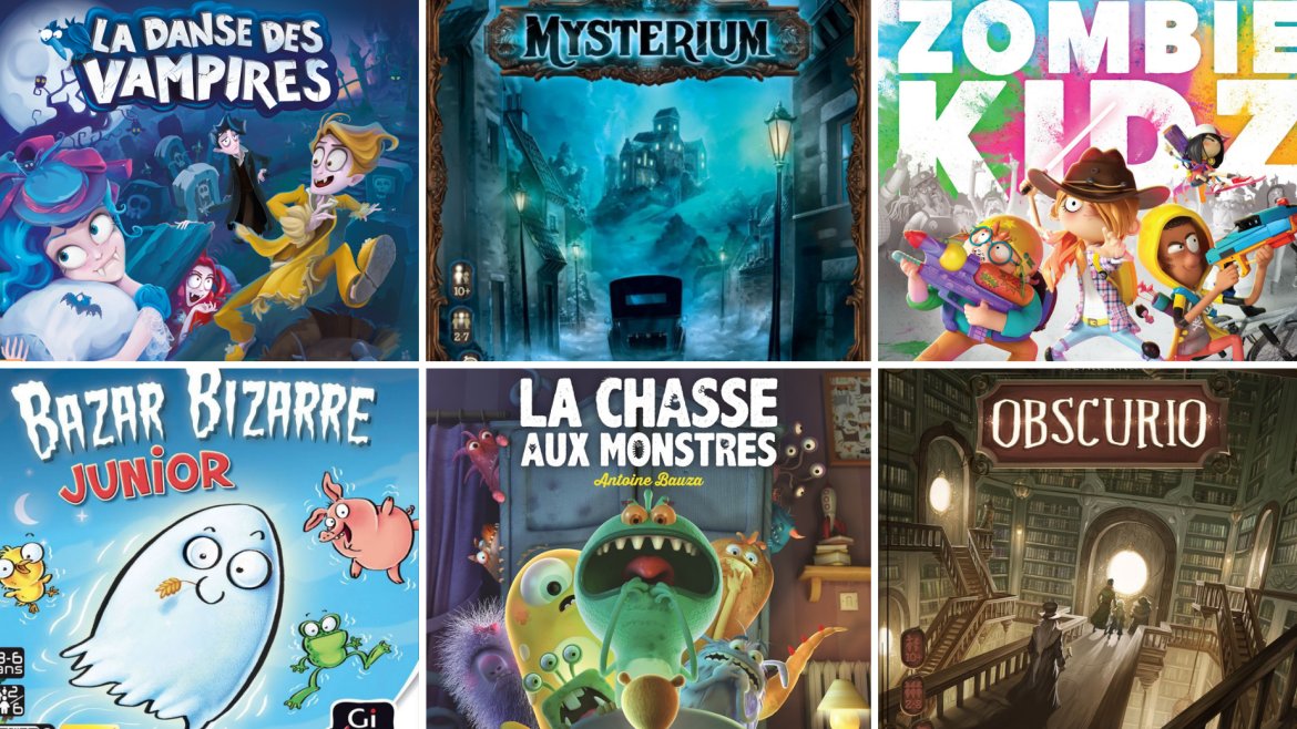 Bouh ! Retrouvez notre monstrueuse sélection de jeux de société pour Halloween et organisez une super soirée jeux pour toute la famille. Sélection dès 3 ans.