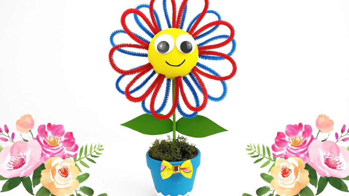 Découvrez aujourd'hui une activité manuelle passionnante qui permettra aux enfants de fabriquer une jolie fleur dans son pot. Les enfants s'amuseront à peindre les différents él?