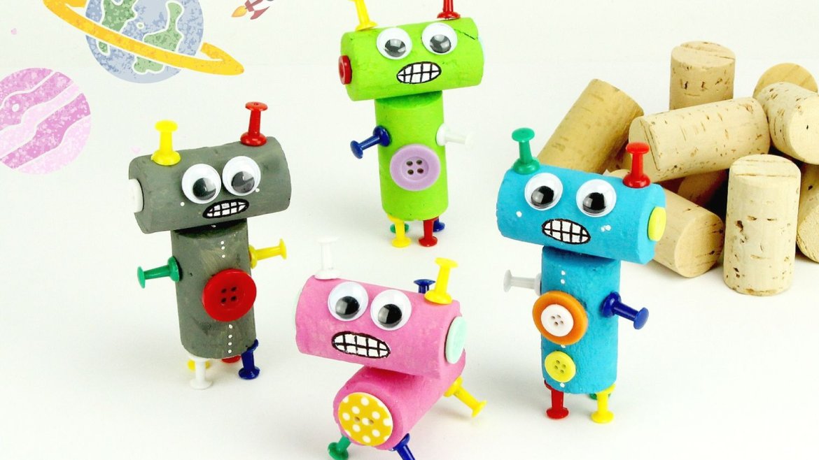 Découvrez un bricolage facile qui permettra aux enfants de s'amuser pendant des heures à fabriquer des petits robots mignons. Une activité créative dans l'esprit récup qui ne né