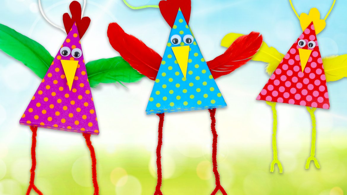 Découvrez notre nouvelle activité sur le thème de Pâques qui permettra aux enfants de fabriquer des petites poules rigolotes aux grandes pattes. Une activité facile et économique qui ne nécessi