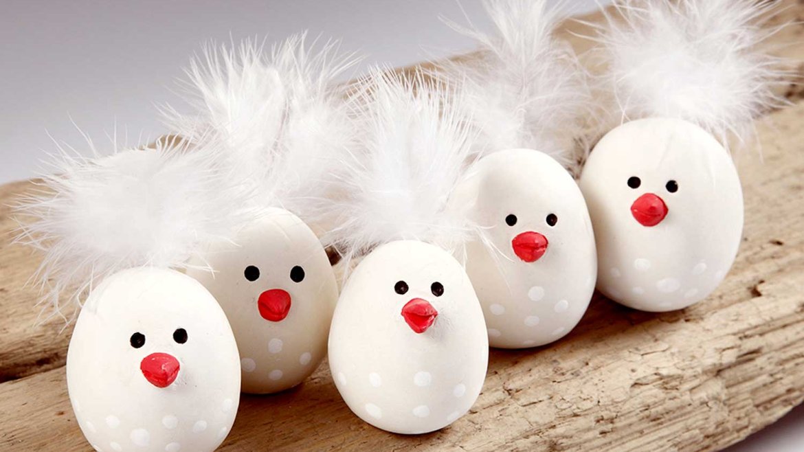 Poussins ronds à modeler