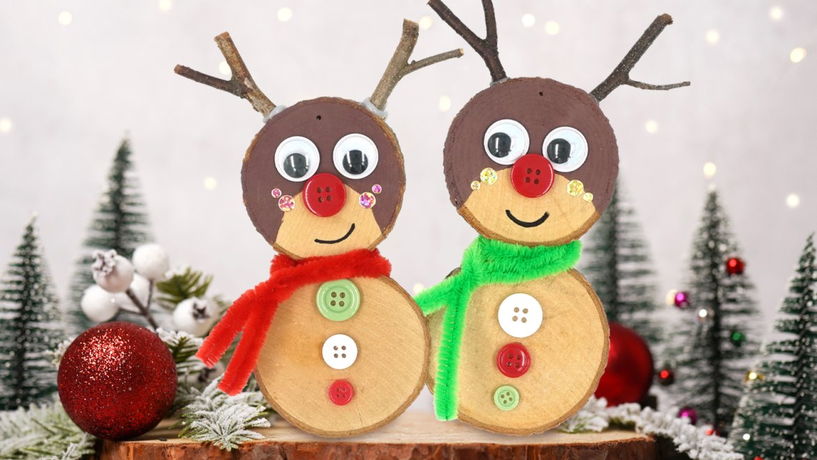 Rennes de Noël pour décorer le sapin