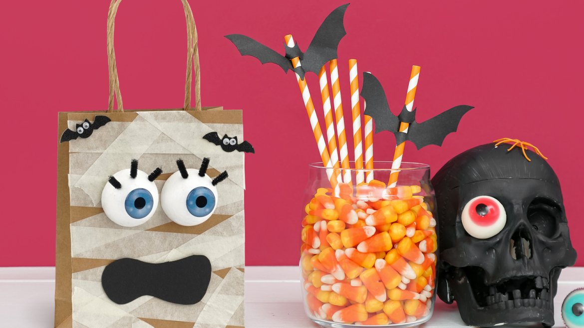 Sac à bonbons momie