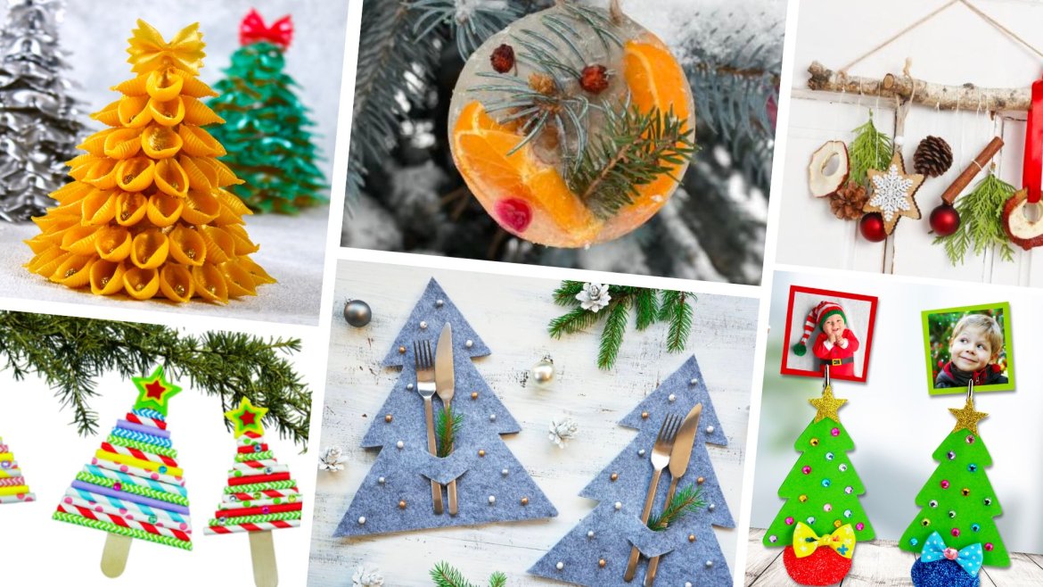 Bricolages sapins de Noël
