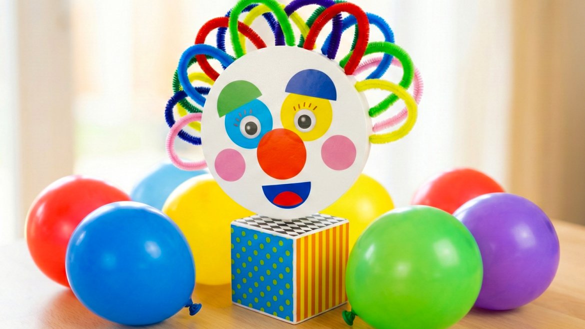 Sculpture clown Pop Art