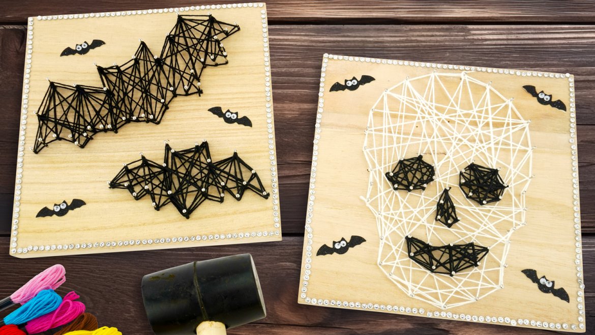 String art Halloween