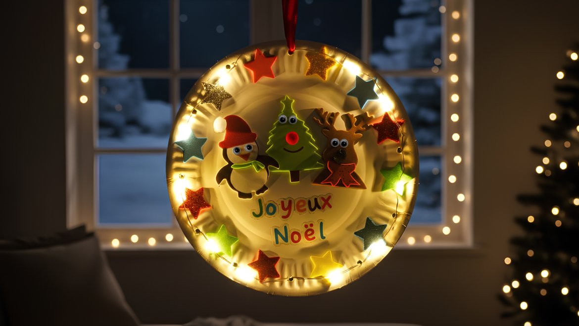 Suspension de Noël lumineuse