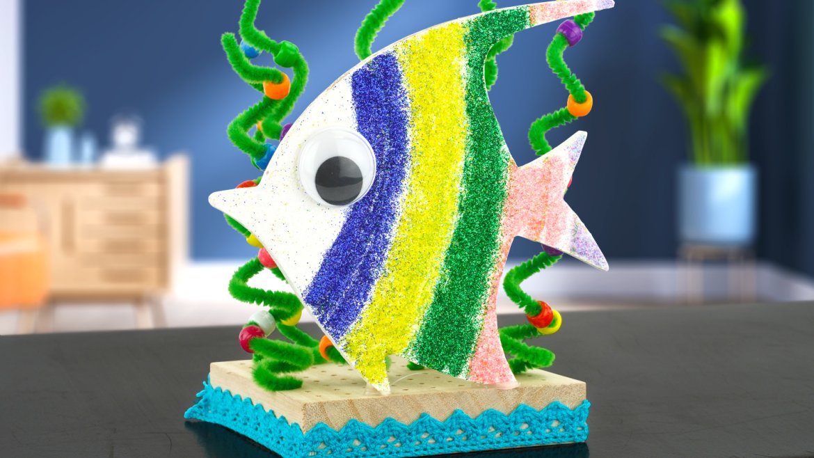 Timothé le poisson pailleté