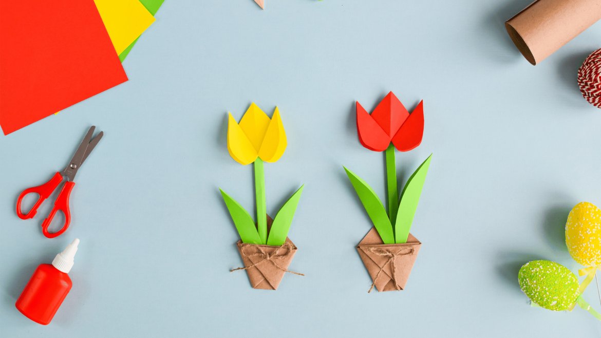 tulipe en papier