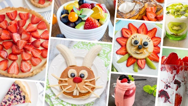 Recettes de Pâques avec des fruits