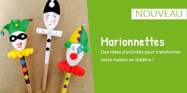Des dizaines d'idées pour fabriquer des marionnettes - DIY - activité enfants