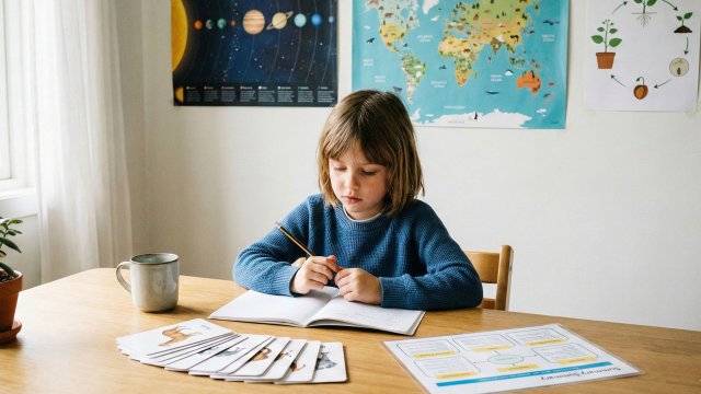 Pour aider votre enfant à apprendre, c'est important d'utiliser à la fois des supports simples, clairs et adapté.