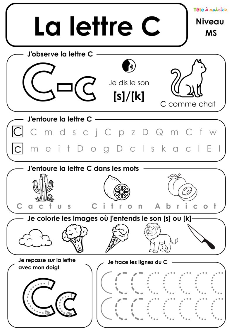 Apprendre et lire le "C"