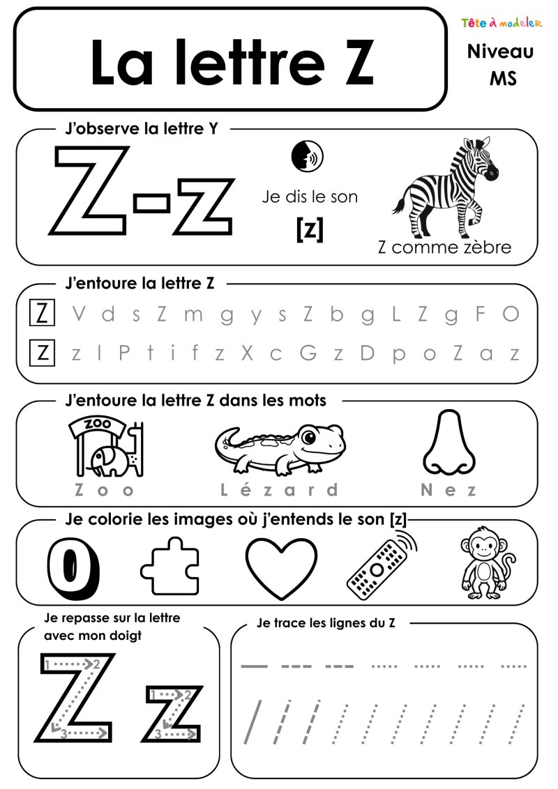Apprendre le Z