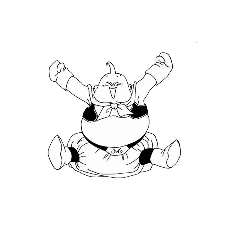 Coloriage de Boo de Dragon Ball