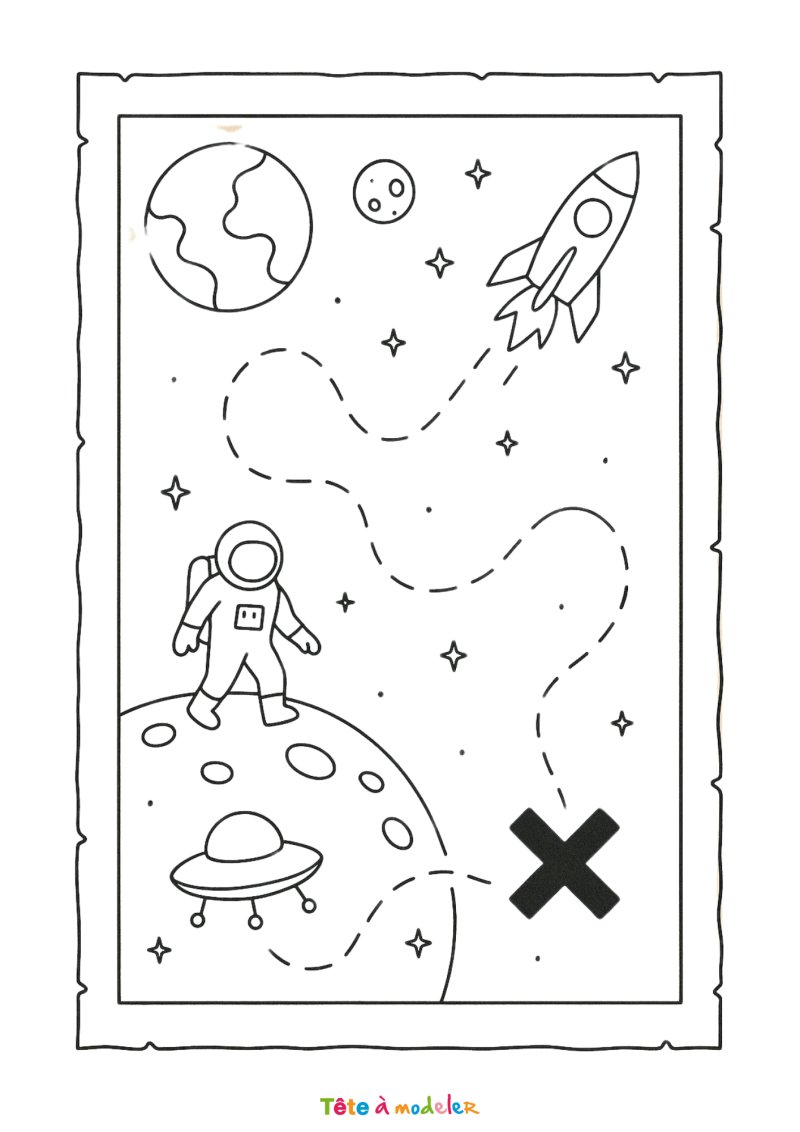 Carte au trésor facile à imprimer