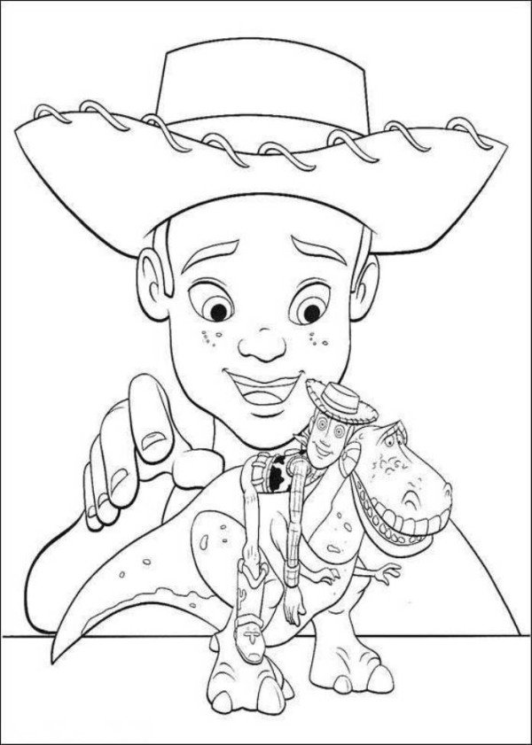Coloriage Andy Toy Story
