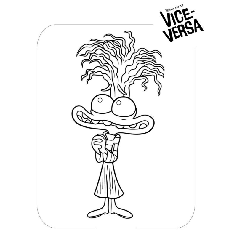 Coloriage Anxiété facile