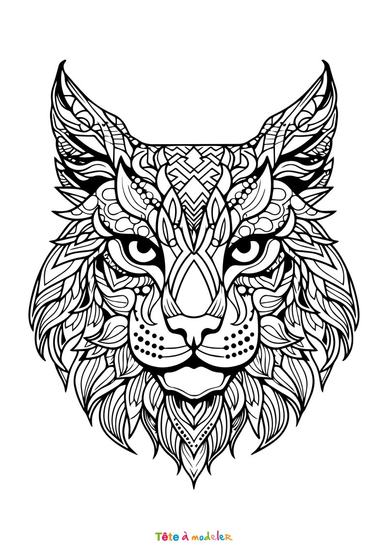 Coloriage art therapie facile