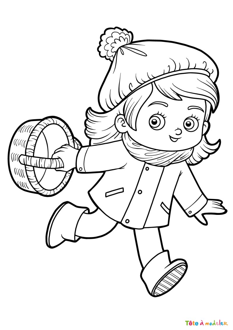 Coloriage automne #04