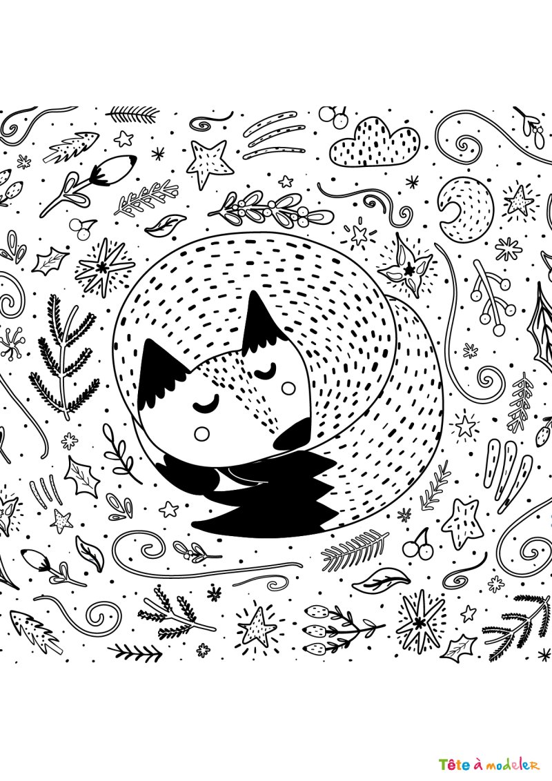 Coloriage automne #07