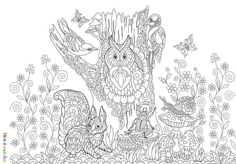 Coloriage automne #10