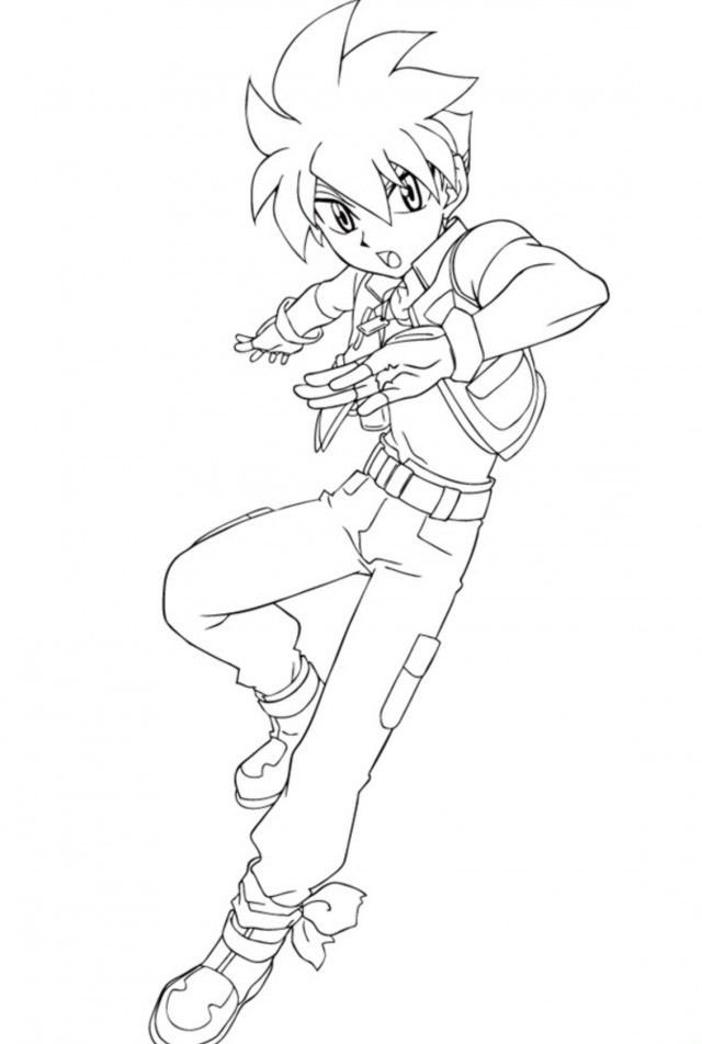 Coloriage Bakugan boy