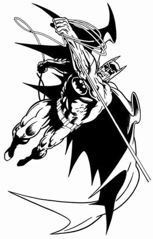 Coloriage Batman #4