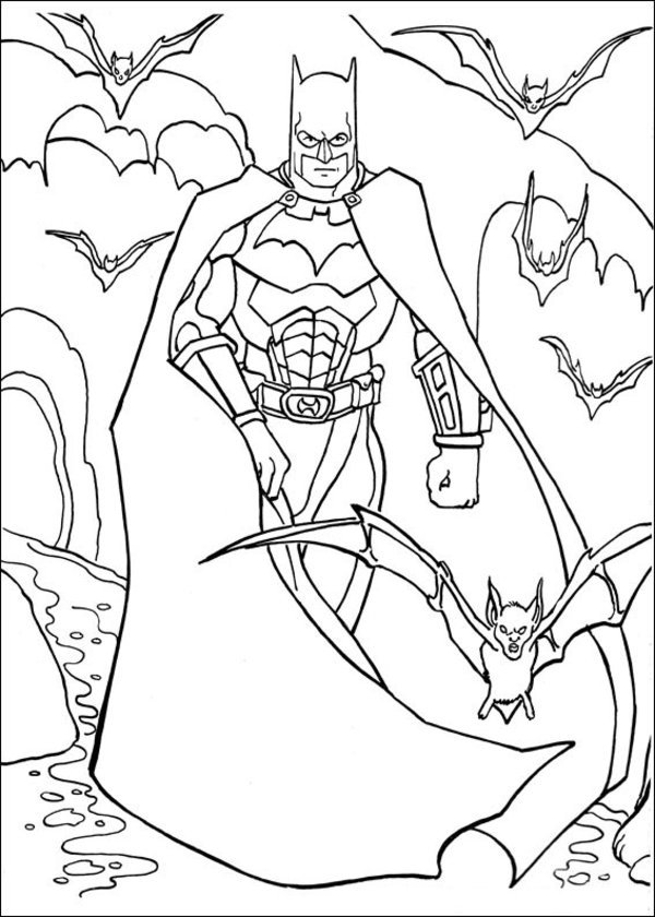 Coloriage Batman #6