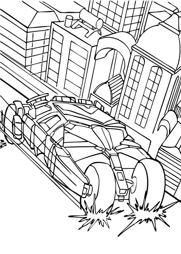 Coloriage Batman #8