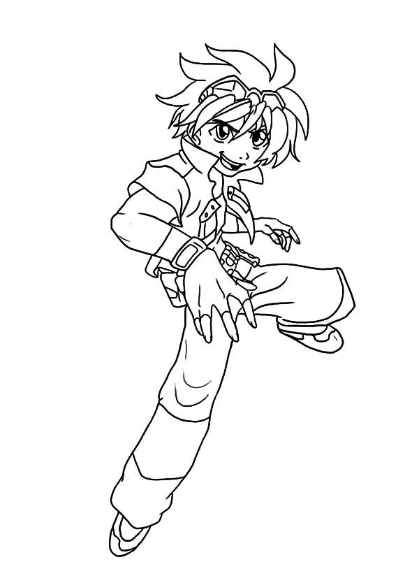 Coloriage Beyblade à imprimer