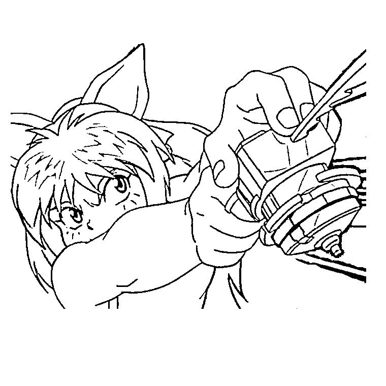 Coloriage Beyblade en ligne