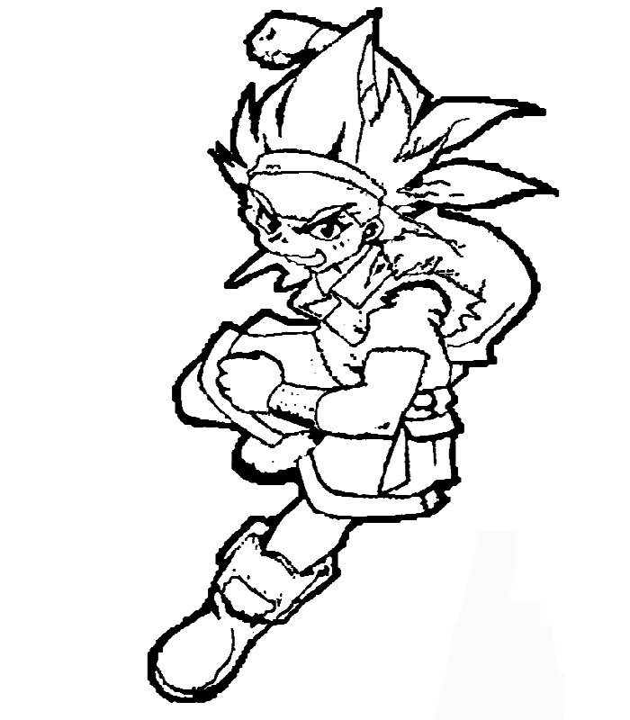 Coloriage Beyblade gratuit