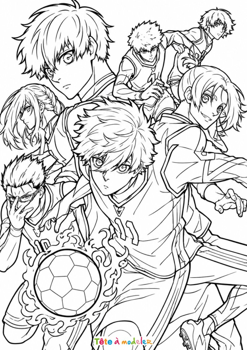 Coloriage Blue Rock manga