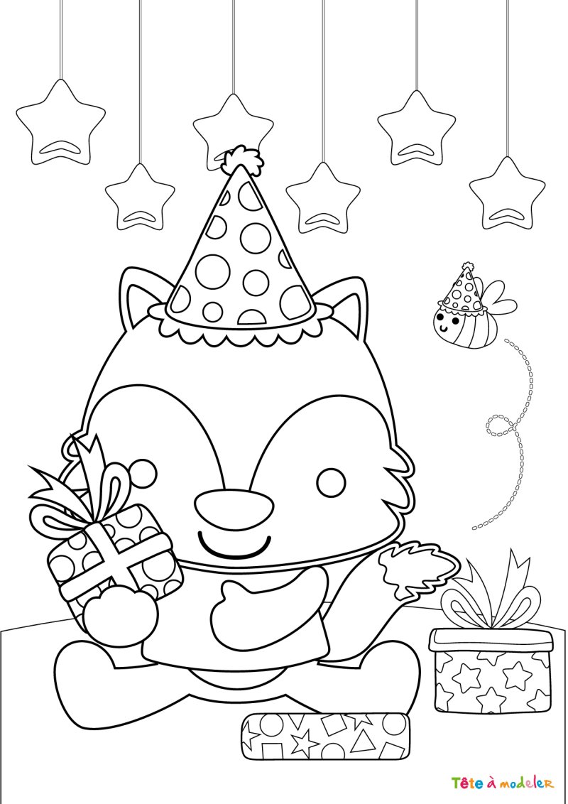 Coloriage bonne année #08