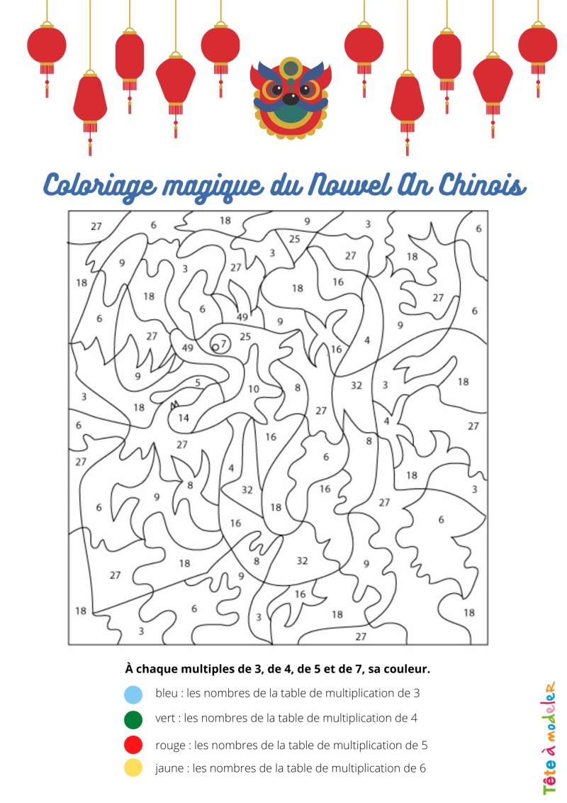 coloriage cach&eacute;