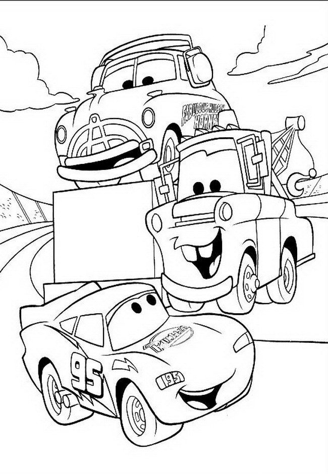 Coloriage Cars et ses amis
