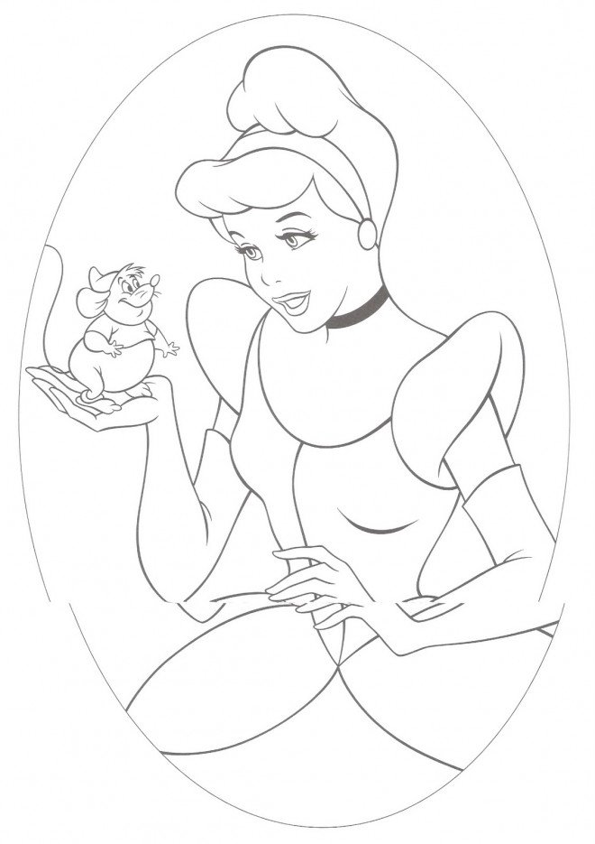 Coloriage Cendrillon #8