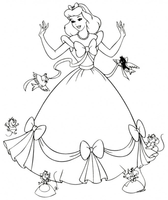 Coloriage Cendrillon #9