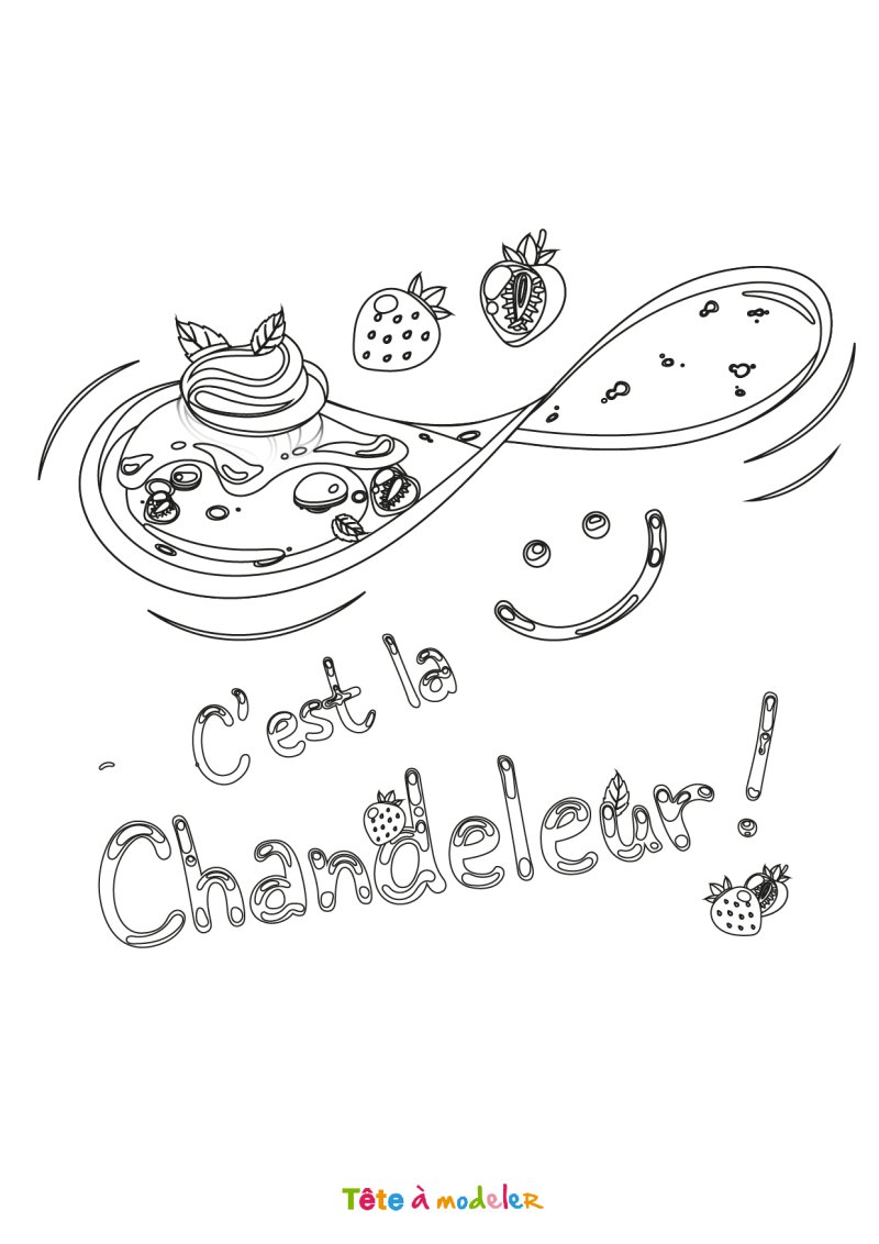 Coloriage chandeleur #02