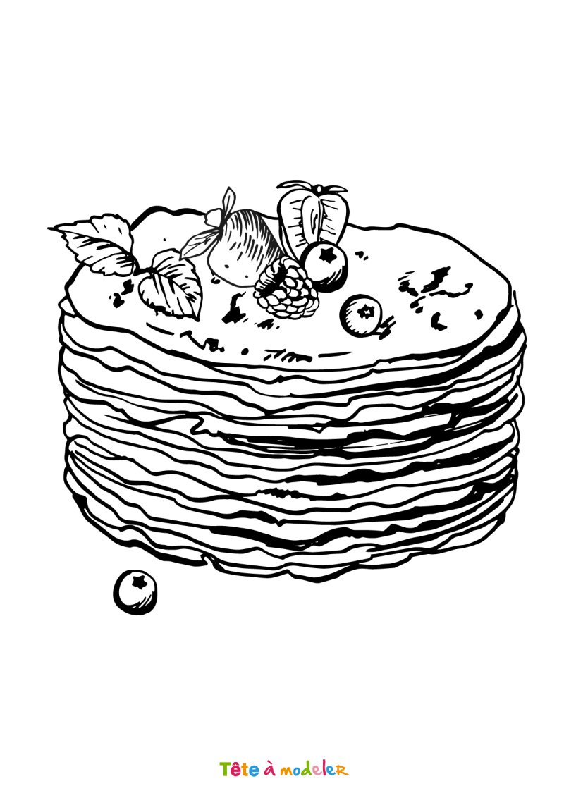 Coloriage chandeleur #03