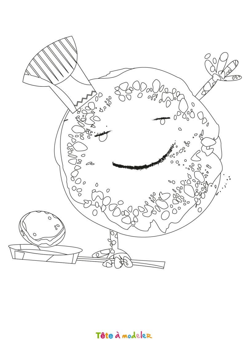 Coloriage chandeleur #04
