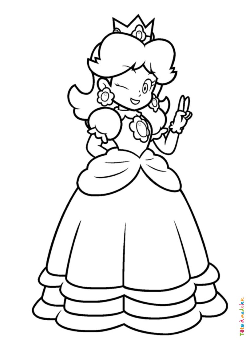Coloriage Daisy
